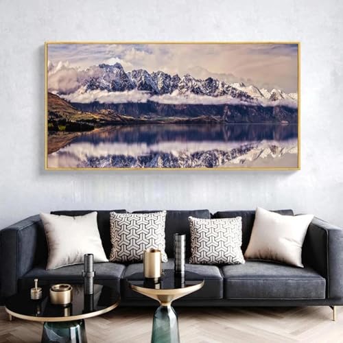 Affiches murales montagnes russes et rivières pour décoration de maison moderne