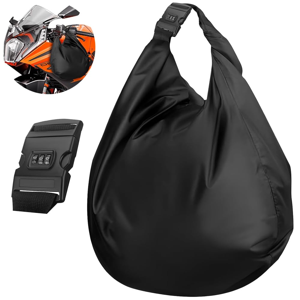 Bolsa para casco de moto impermeable YGCHEN con cierre seguro y compacto 8