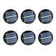 NUZAMAS 6er-Set 6V 90mm Micro Mini Solarpanel-Zellen für Solarenergie, Heimwerkerhaus, Gartenlicht, Wissenschaftsprojekte - Spielzeug - Batterieladegerät