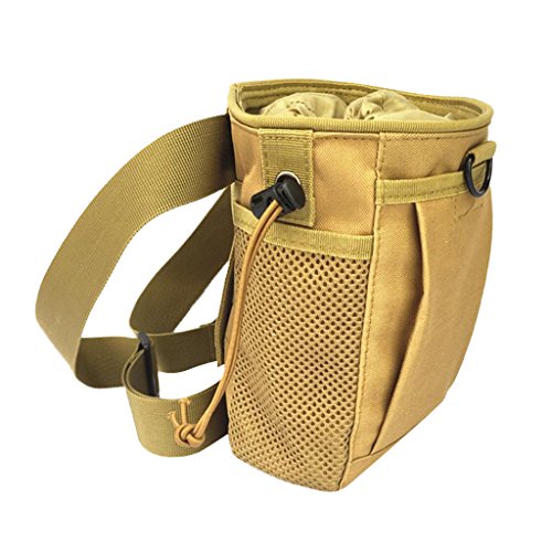 Bolsa para escalada en roca con correa ajustable y magnesera con cordón para búlder