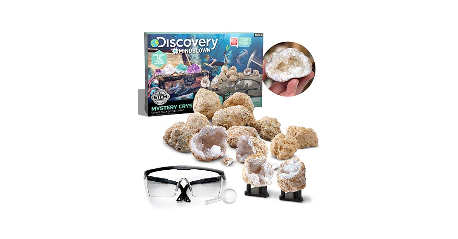 石割り体験キット Amazon.co.jp: National Geographic (ナショナルジオ