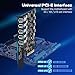 PCIe USB 3.2/3.1 Gen 2 Card SuperSpeed 10Gbps Bandwidth 7-Ports (2X USB-C - 5 Type A) Expansion Card USB C PC Card Internal Port hub for Windows 10/8/7 and Mac OS 4.1/5.1 Above