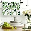 Microfiber Printed Dish Towels for Kitchen, Soft & Absorbent Cleaning Cloths for Washing, Drying and Wiping Dishes, Countertops and Cookware – Cute and Stylish Designs (2 Pack) (Green Shamrock) #3