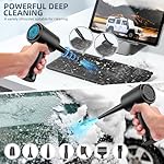 Electric Compressed Air Duster - 91000RPM High-Power Cordless Rechargeable Air Blower for PC, Keyboard, Computer & Electronics Cleaning - Portable Air Can Replacement for Office, Car, Home & Dusting