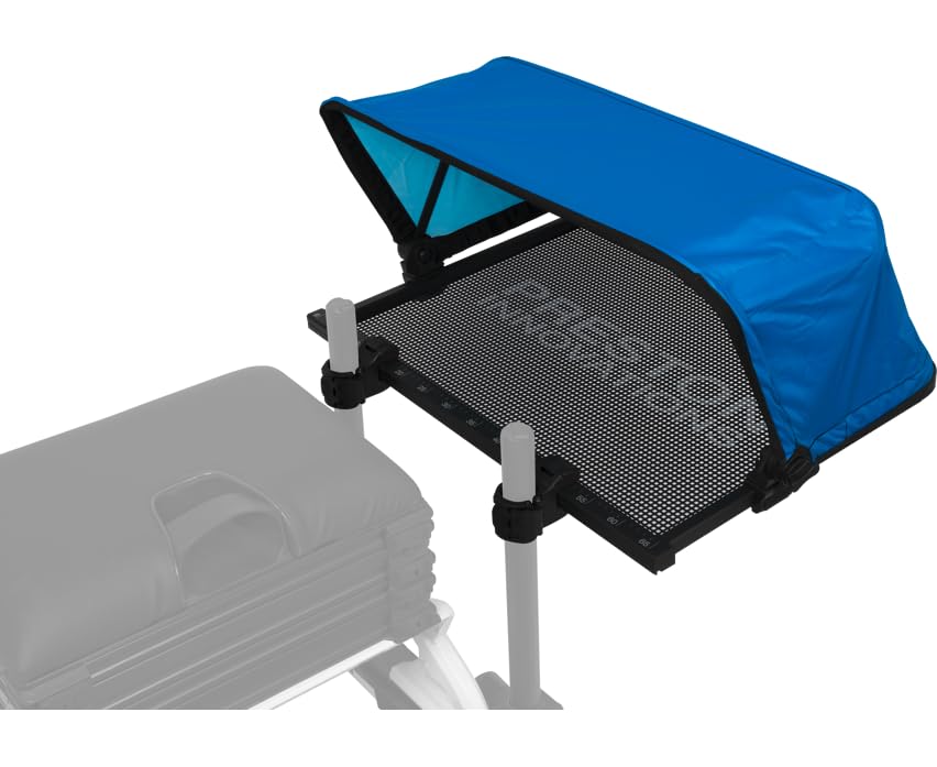 Preston Innovations Ventalite XL Hoodie Side Tray | Match Fishing Side Tray with Waterproof Cover | Holds 8 Bait Tubs | Snap Lok Design for Quick Removal | Ventamesh Base | Code P0119115
