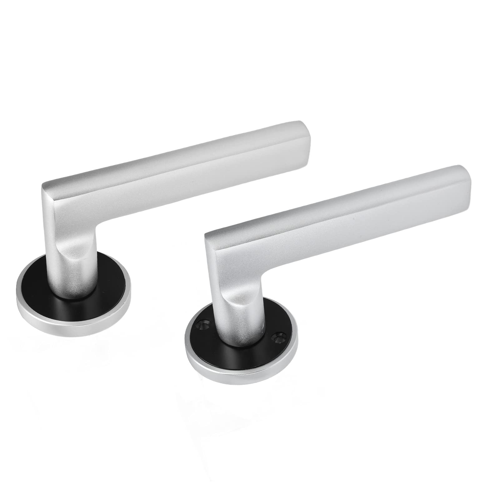 Hyuduo Split Door Handle Lock Set, Thumb Turn Interior Keyed