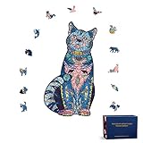 【Único de Puzzle Madera Animales】 Nuestro puzzle madera 3D tiene un total de 200 fragmentos, tamaño del producto terminado 21,4 * 30 cm. Cada rompecabezas de madera tiene su propia forma única, que es un alto grado de complejidad de ensamblaje. Puedes disfrutar de este maravilloso juego de rompecabezas de madera con tus amigos o familiares.