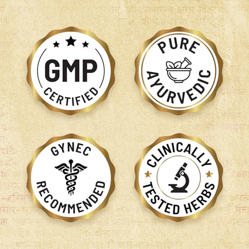 Image of Gynoveda Vaginal Discharge Relief|No More Itching, Smell, Milky, Watery, Thick Discharge Before After Periods|Soma Anti Fungal Ayurvedic Tablets|1 Bottle, 120 Ayurvedic Tablets