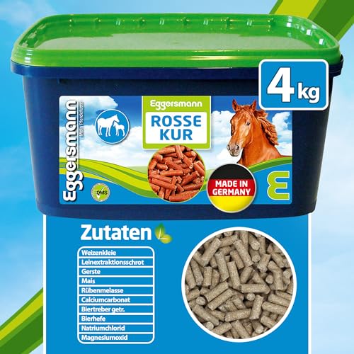 Eggersmann Mein Pferdefutter Rosse Kur 4 kg – Ergänzungsfuttermittel für Pferde – Mit Betacarotin zur Unterstützung der Fruchtbarkeit von Hengsten & Stuten – Nährstoffreiches Pferdefutter