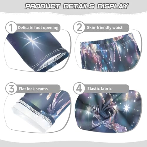 Toddler Girls Leggings Printed Yoga Pants Leggings Bright Elk for Kids3