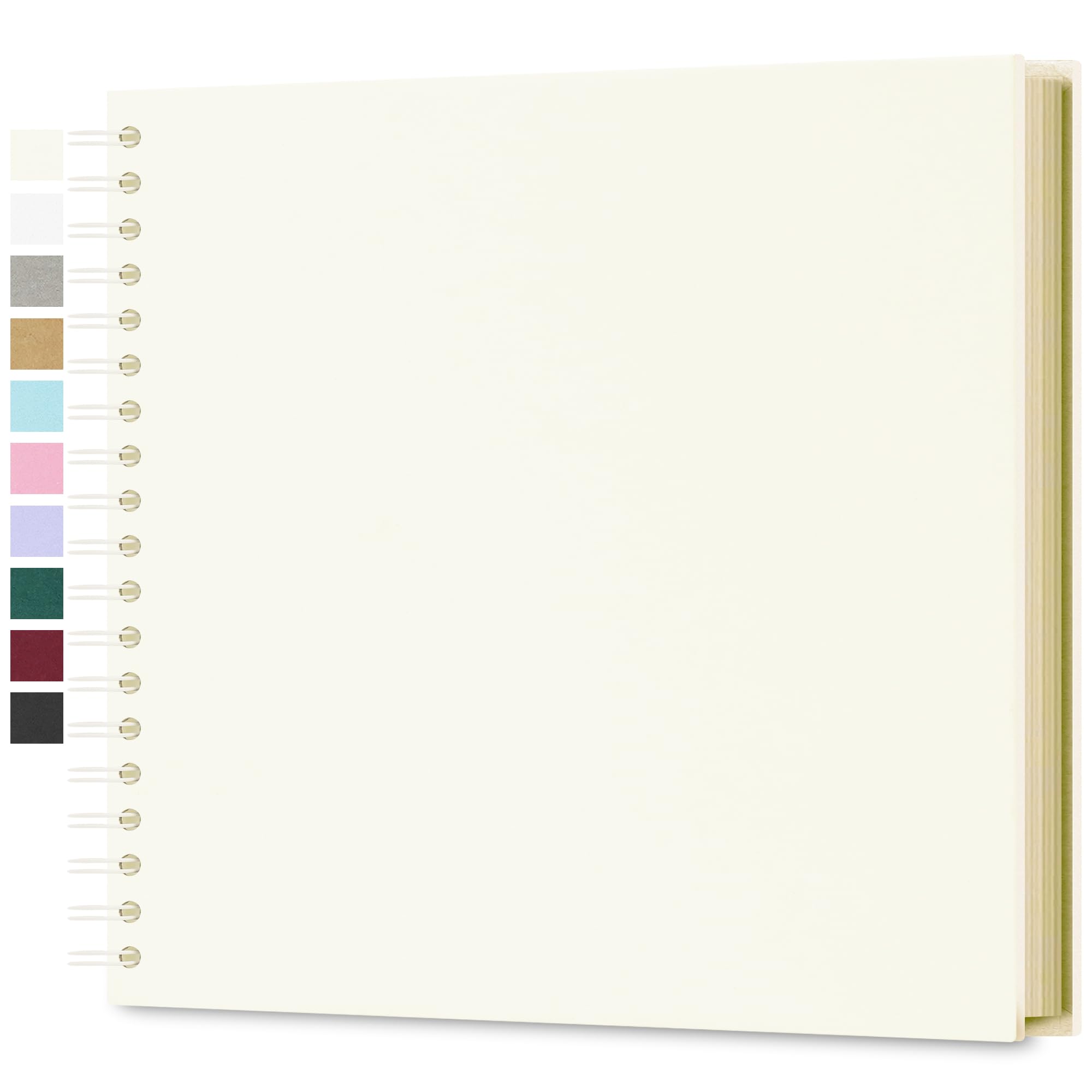 Fotoalbum zum Selbstgestalten, Scrapbook Fotobuch zum Einkleben, Archivqualität säurefrei DIY Geschenk für Baby, Familie, Jahrestag, Geburtstag, Valentinstag und Hochzeit