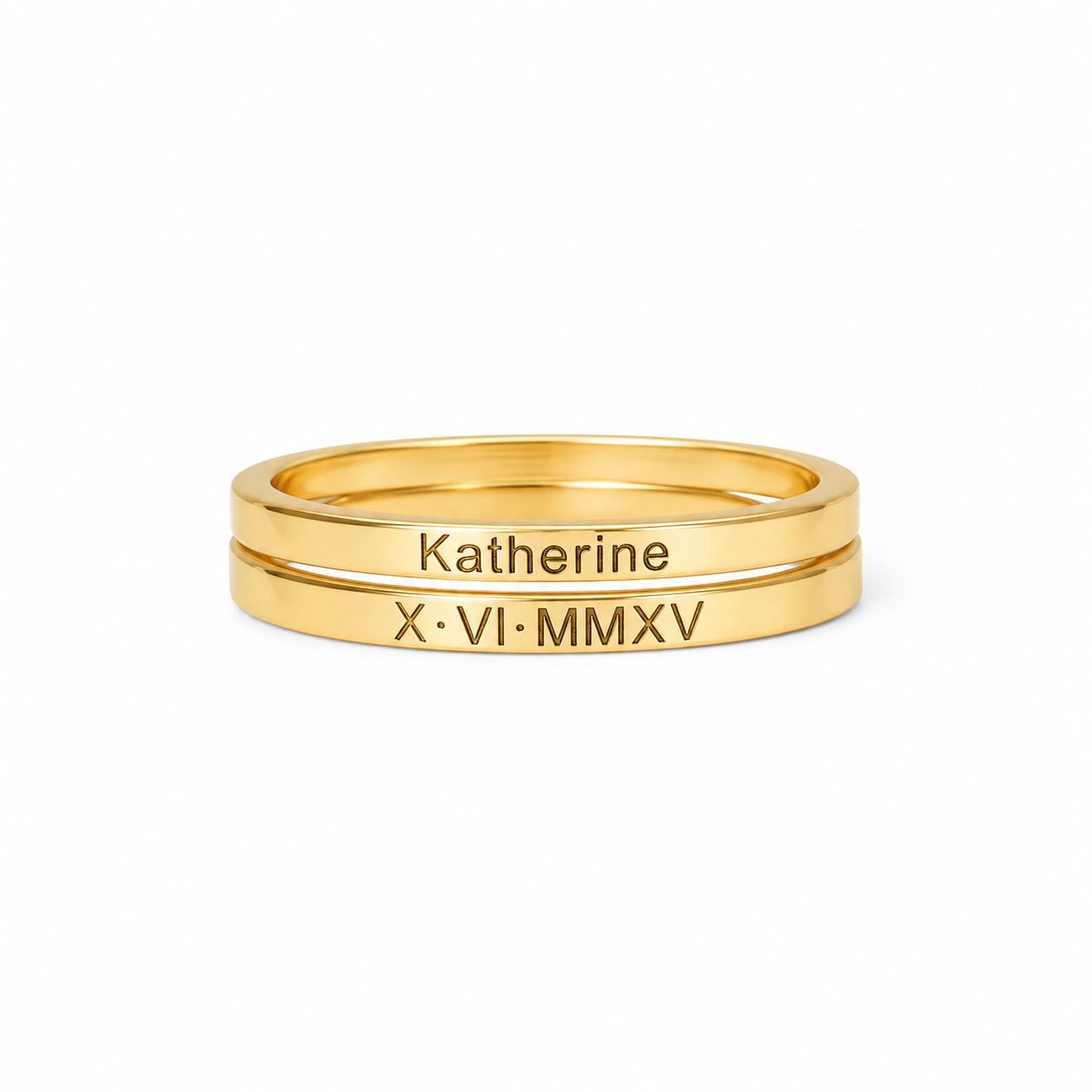 Mejor amigo personalizado anillo 925 anillo de la promesa de plata de ley para el amigo nombre grabado personalizado compromiso de la clase personalizada Minimista aniversario hecho