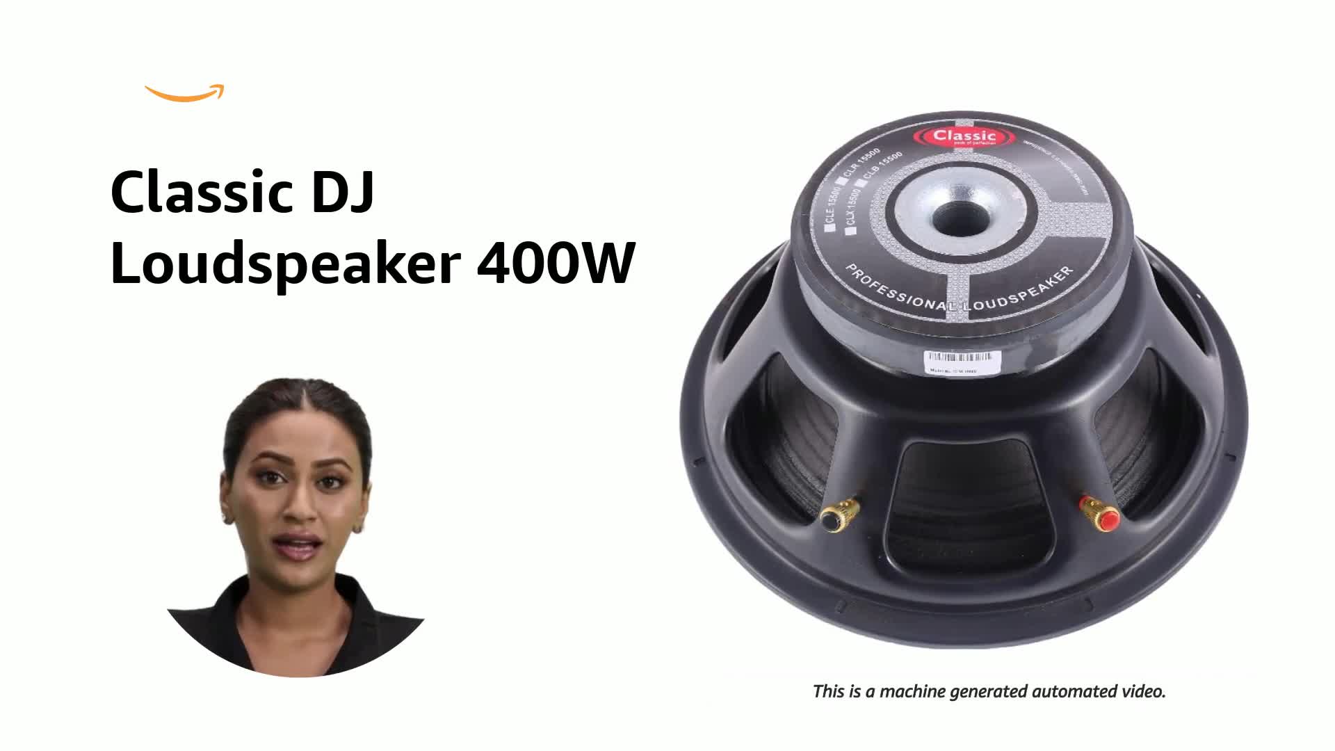 Classic 400W Rms at 8 Ohms Speaker | 15 Inch Speaker for DJ | CLM