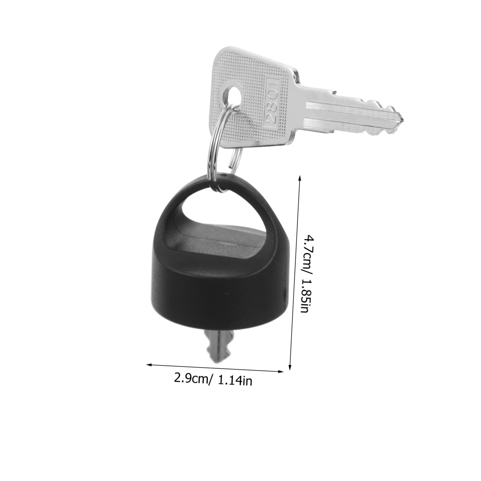 NULYLU Mobility Scooter Key Replacement Anti-Theft Key with Pull-Out Design for Easy Use Compatible with Electric Wheelchairs for Elderly Durable Scooter Accessory