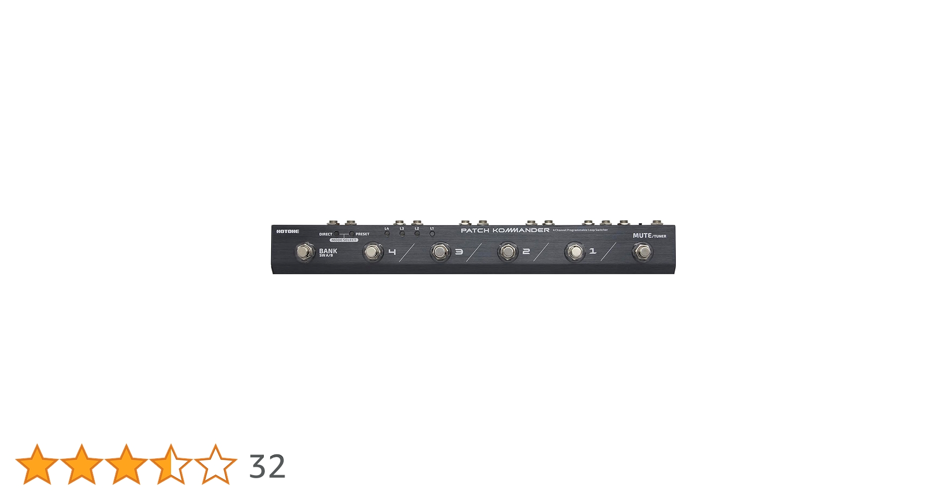 Amazon | Hotone Patch Kommander 4-Channel Loop Switcher | ルーパー