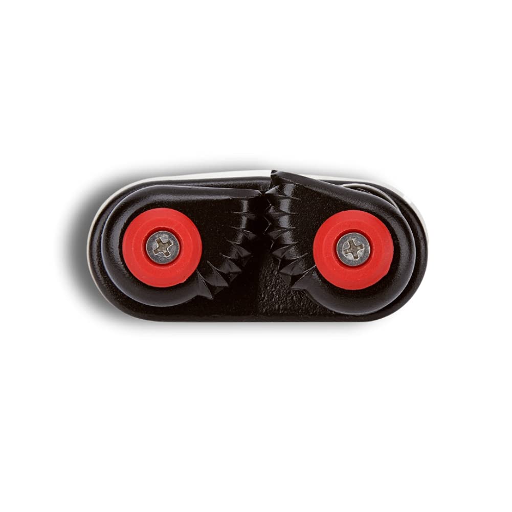 KIMISS Negro Aleación De Aluminio Cuerda Hebilla Titular Anchor Cam Cleat para Kayak Yacht Boot Accesorios