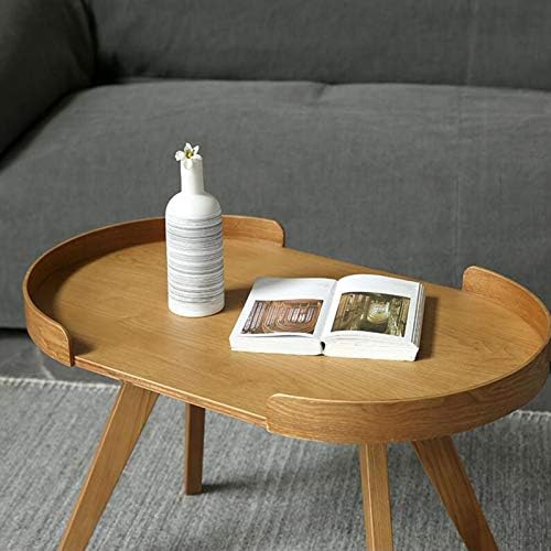 Telephone Table, Solid Side Table,Sofa End Table,Accent Coffee Table,Telephone Tables,End Tables Living Room(Color:Wood,Size:19.689.4415.94in)