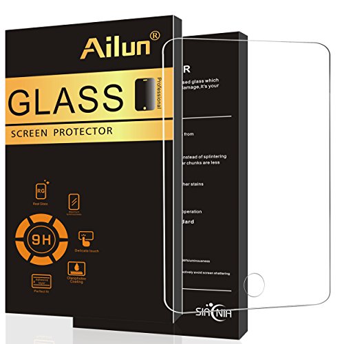 AILUN Screen Protector Compatible with iPad Pro New iPad 2017 2018 Model 9.7 Inch iPad Air 1 2 Tempered Glass 9H Hardness Apple Pencil Compatible Ultra Clear Anti Scratch Case Friendly