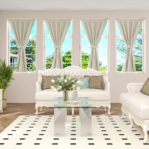 Image of Tension Curtain Rod by EZFurni, 28 to 42 Inch, Adjustable Curtain Rods No Drilling, Heavy Duty Tension Rod, Anti-Slip Spring Loaded Curtain Rods for Window, Closet, Door, White