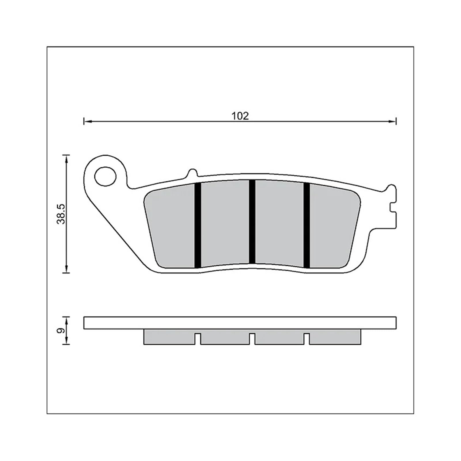 recambios Freno Moto para NSS 125 300 350 para Forza 2015-2021 SH 125i 150i 300i 350i 2020-2021 Pastillas De Freno Disco Delanteras Y Traseras Cerámica