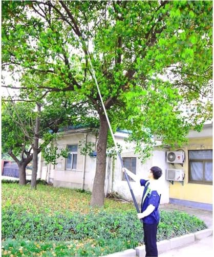 Sierra de pértiga telescópica de jardinería extensible para podar hojas 4