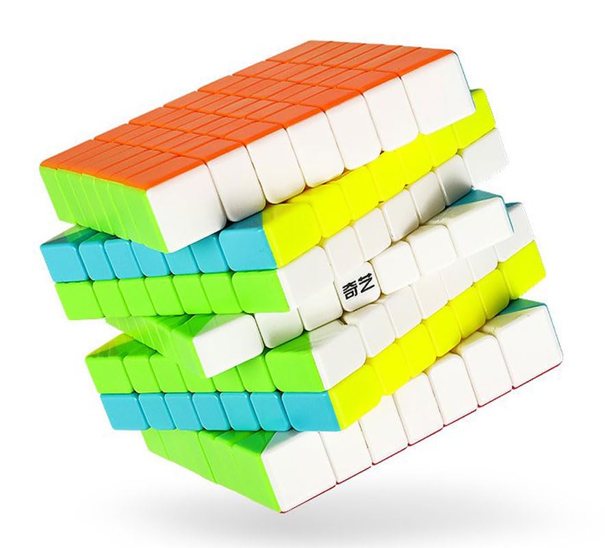 Logica – Cubo mágico 7 x 7 Qixing S2 Stickerless – Cubo profesional – Rompecabezas Torsión 3D para adultos y niños