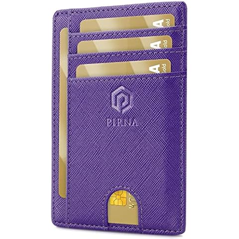 Porte Carte Bancaire PIRNA Violet Royal Cover