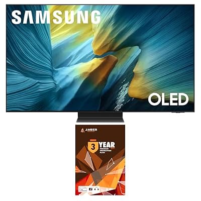 SAMSUNG QN65S95FAFXZA 65 Inch OLED HDR Pro 4K Smart TV with Q-Symphony Pro and 3 Year Amber Protection Plan (2025)