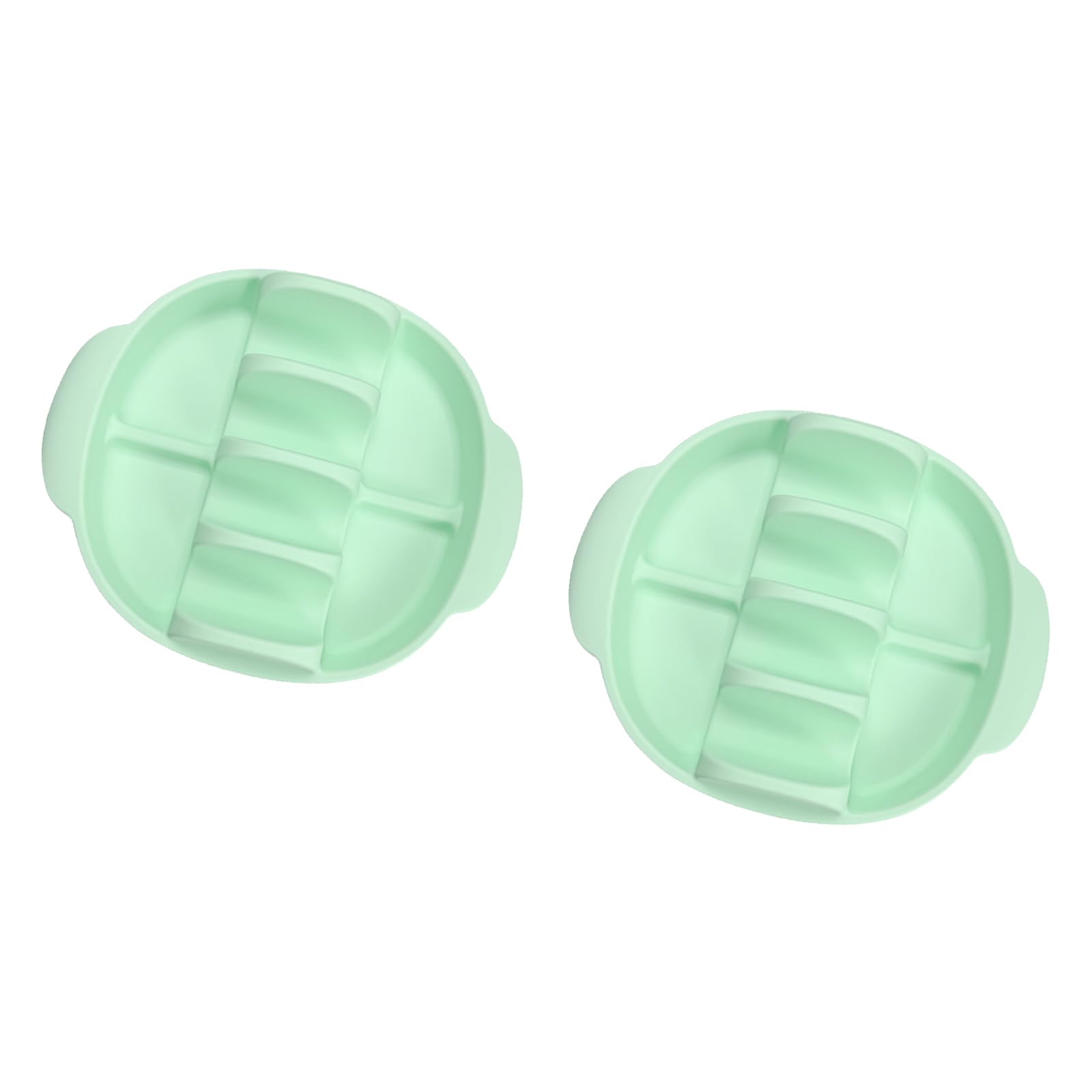 jiingekk 2Pcs Ergonomic Silicone Tacos Stands Silicone Tacos Plates Holder Serving Tray for Tortillas Shells Easy to Use Shell Holders with Dividers
