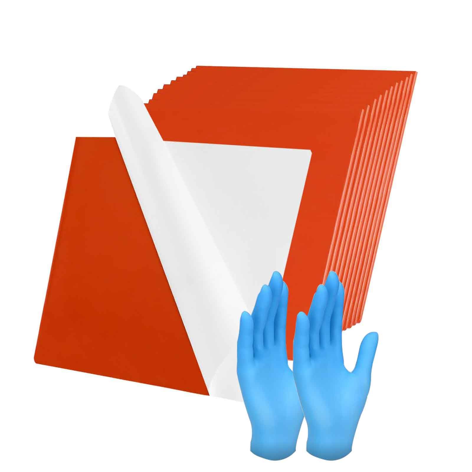 12-Pack Fire Putty Electrical Putty Pads - Fire Barrier Moldable 7.5 X 7.5in Fire Putty Pads Adhesive Putty for Wall 7-1/2" Firestop Pads for Sockets Openings Electrical Box