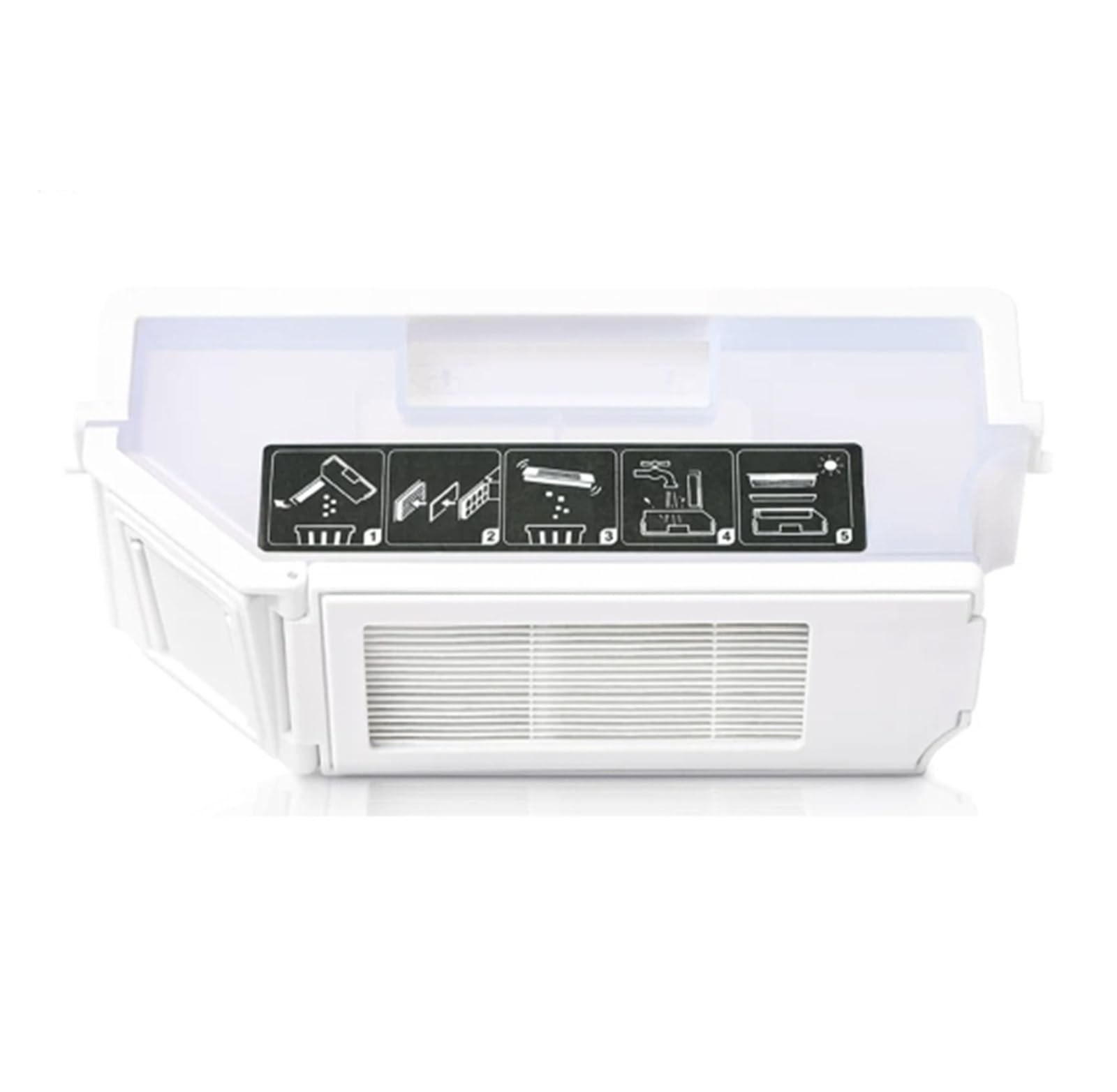 Compatible for Ecovacs, for DEEBOT, X1/X2/X5/T20/T10/T30/X8/T50/T80 Series, Dust Box, Robot Vacuum, Maintenance Parts(X1/T10 All models/T20 White)