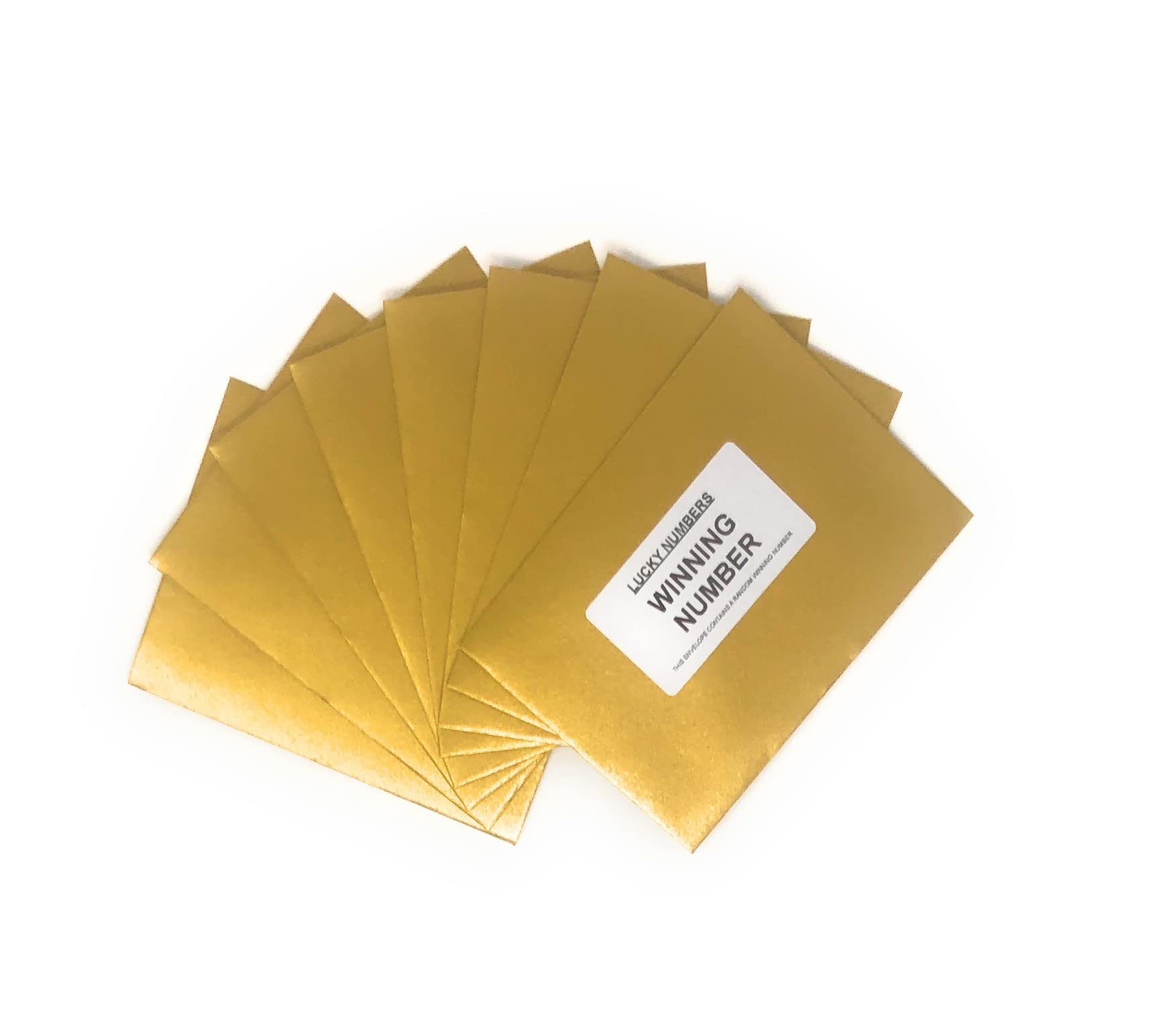 Lazy Snail 'Lucky Numbers' Fundraising Pack - 8 Cards, 45 Squares, Golden Winner Envelopes - Full Colour, A5 - Image 3