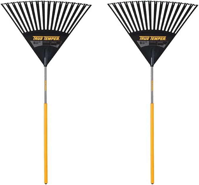 True Temper Poly Leaf Rake, Pack of 2
