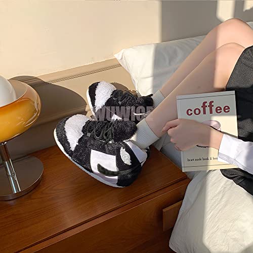 MOLERFO High Top Sneaker Slippers Unisex One-Size Ultra Comfy and Cozy House Fluffy Jordan Like Slippers for Men and Women2