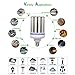 100W LED Corn cob Light Bulb,Large Mogul Base E39 Corn LED Bulbs,5000K Daylight AC110-277V,LED Replacement 400W Metal Halide HID HPS for Steet Area Warehouse Parking lot High Bay Garge Gym Workshop
