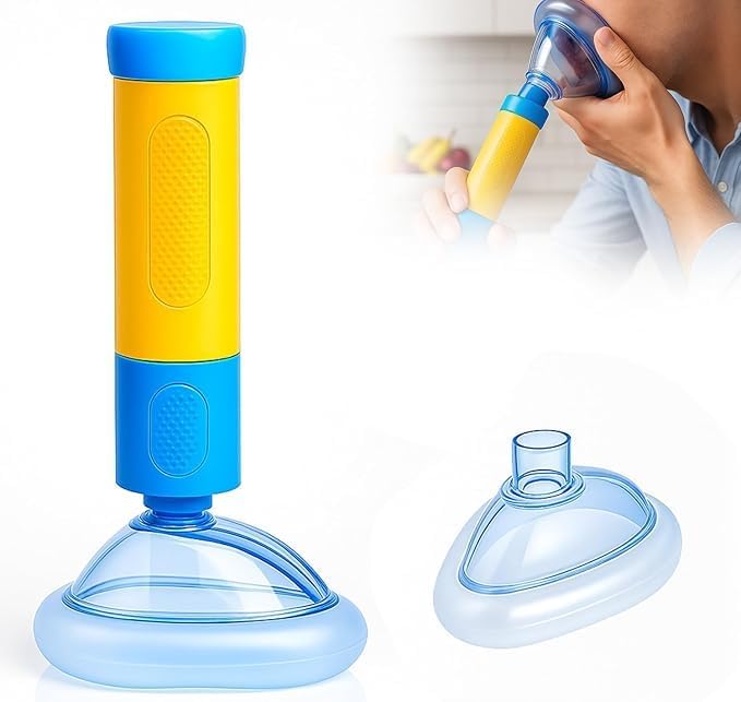 Emergency Anti Choking Device | Portable Airway Suction Rescue Pump with 2 Masks | First Aid Tool for Home & Travel-image-15