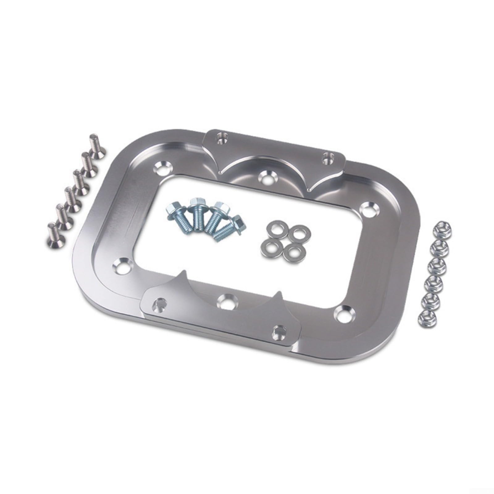 Lega di alluminio Vassoio di Trasferimento Batteria Staffa di Montaggio Per Optima 34/78 Argento Supporto Batteria Con Kit Hardware Leggero Supporto Stabile Per Auto Camion