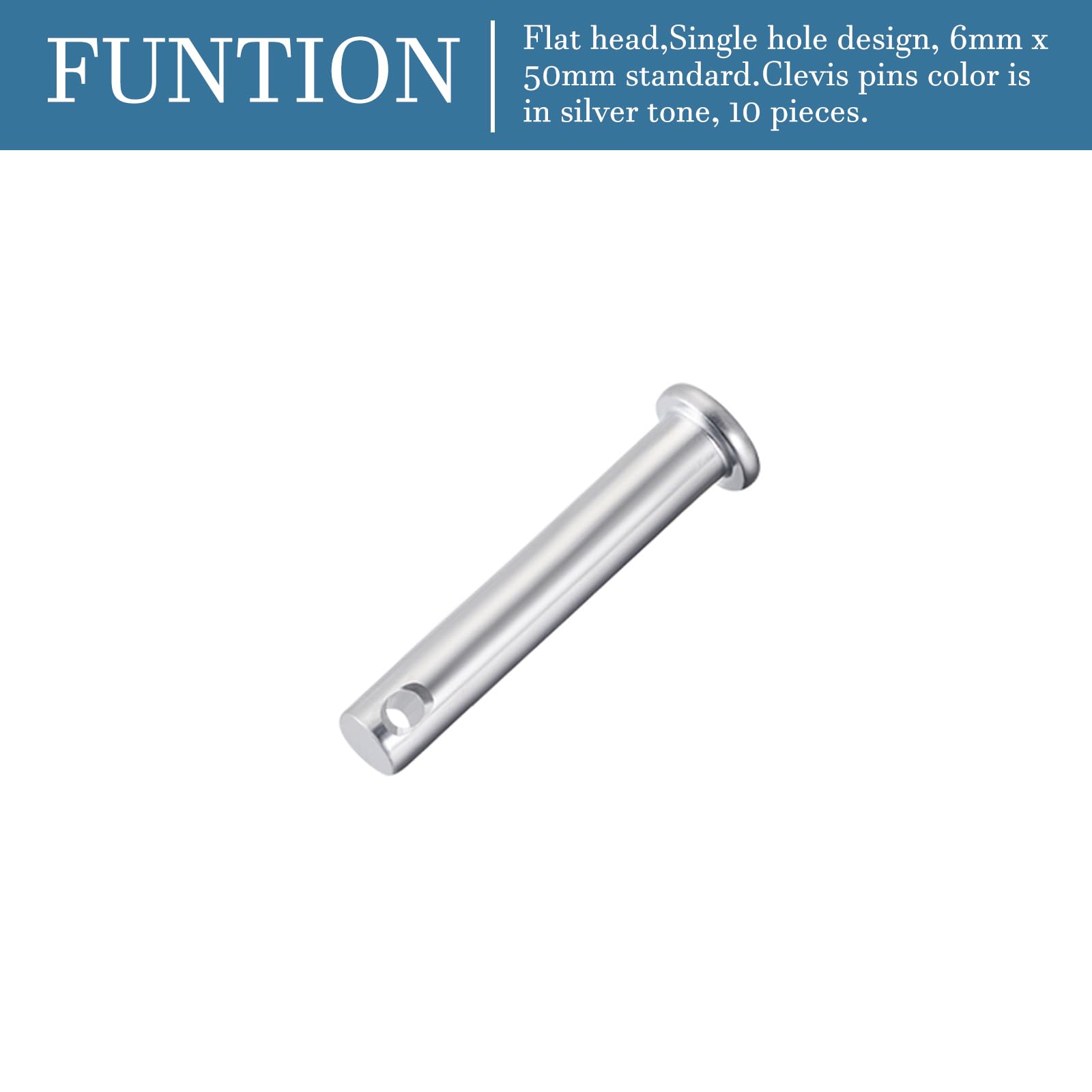 Perni A Forcella In Acciaio Carbonio | 8x80 Mm, 4 Pezzi, Per Fai-Da-Te E Industriale - Foto 10