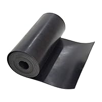 Vista 43 de DOBTIM Tiras de goma de neopreno adhesivas de goma sólida de 1/16 (.062)" de grosor X 2" de ancho X 10' de largo, hoja de goma autoadhesiva