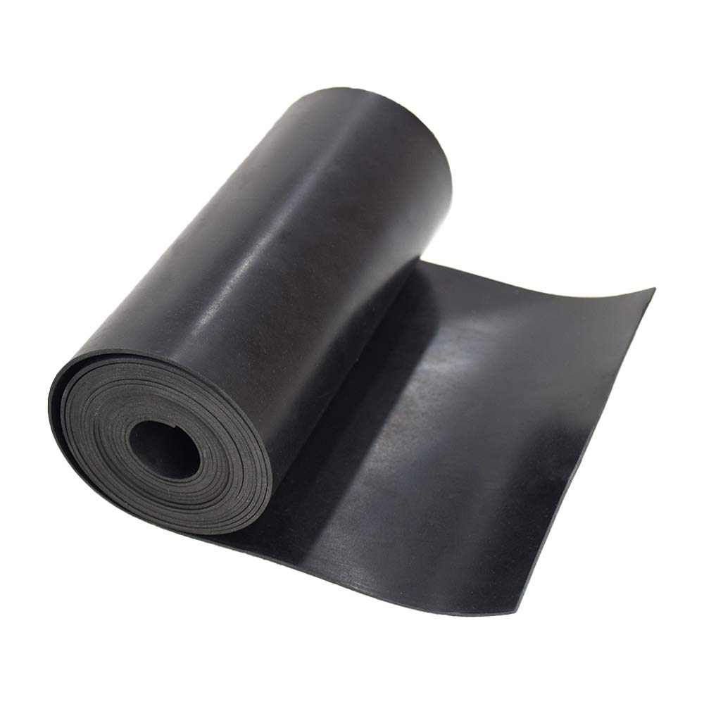 DOBTIM Neoprene Rubber Strips 1/16 (.062)" Thick X 10" Wide X 10' Long, Solid Rubber Rolls Use for Gaskets DIY Material, Supports, Leveling, Sealing,