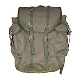 yanmengma REPRODUCTION WW2 German Mountain Bag Vintage High Capacity Canvas Backpack Knapsack
