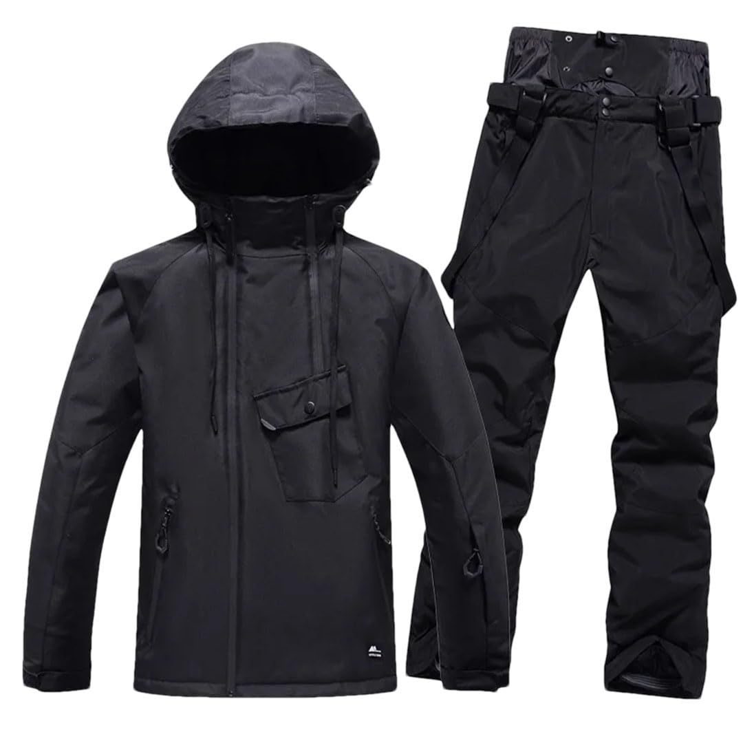 Damski zimowy kombinezon narciarski dla par zestaw snowboardowy outdoorowy kombinezon śnieżny kurtki lodowe + spodnie z paskiem na kolor 5 XXL, kolor 5, XXL
