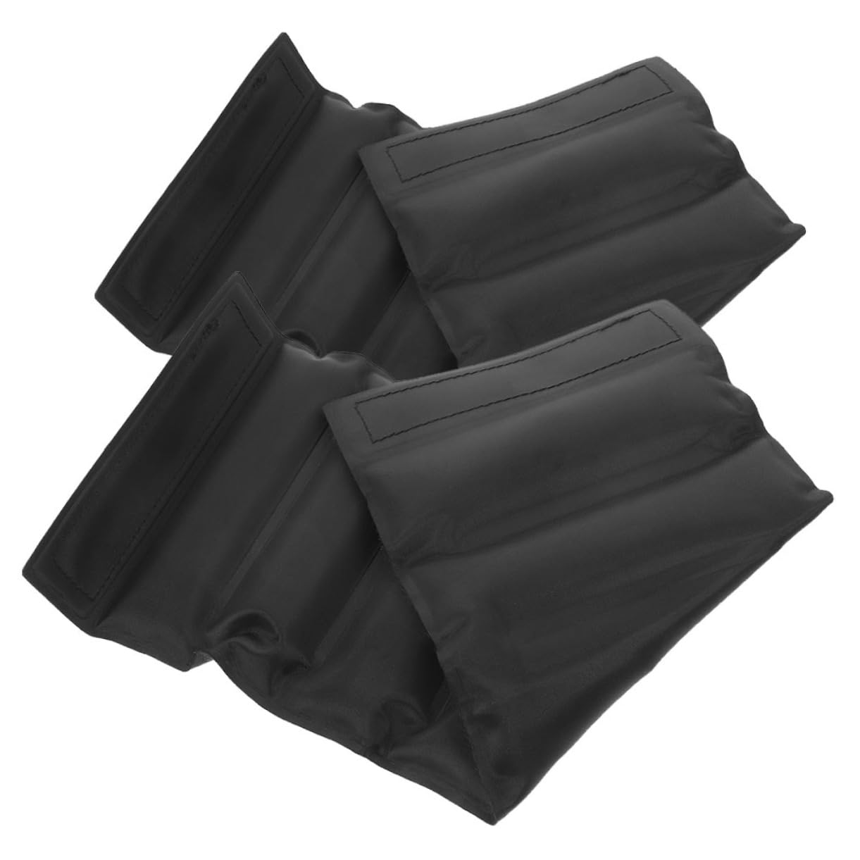 NAMOARLY 2pcs Cooler Black Gel Wine Cooler Sleeve Home Wine Bottle Cooler Polyester Cloth Wine Bottle Cooler