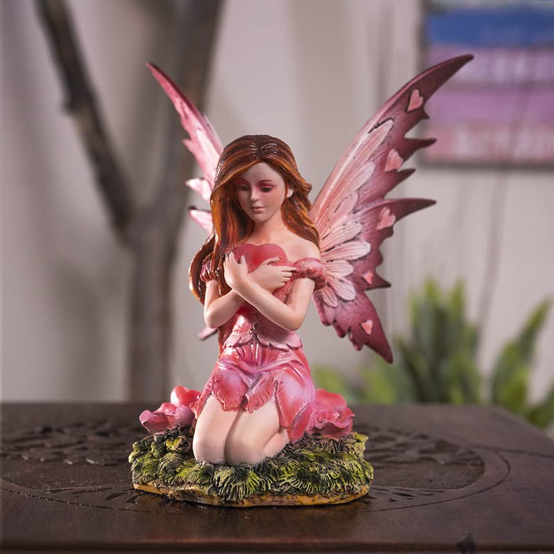 Figura Decorativa Hada Corazón de Resina 6.69 in miniatura 2