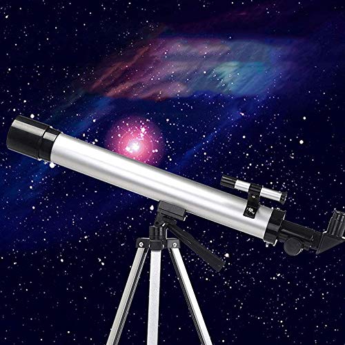 望遠鏡 子供用 大人用 天文学用 望遠鏡、焦点距離600mm 口径50mm 屈折望遠鏡、三脚付きポータブル旅行用望遠鏡、ファインダースコープ望遠鏡