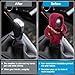 HIAHXC Funny Gear Shift Hoodie Cover, Car Shifter Knob Sweatshirt, Universal Stick Shift Cover for Car Gear Handle, Cute Automotive Interior Accessory Gift for Men & Women (Red)