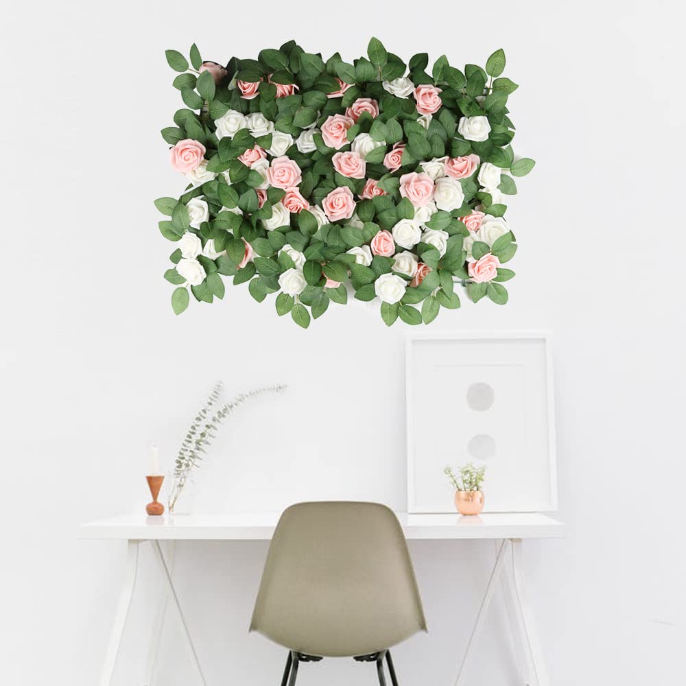 Künstliche Blätter für Rosen, Dekorationen, 200 Stück grüne Rosenblätter mit Stielen für DIY Hochzeitssträuße Tafelaufsätze, Party-Dekorationen, Rosenrankenkranz, Girlanden, Zubehör