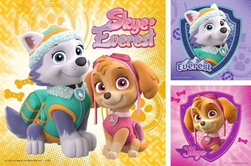 Ravensburger 8008 Paw Patrol Skye & Everest Rompecabezas - 3 x 49 Piezas miniatura 2