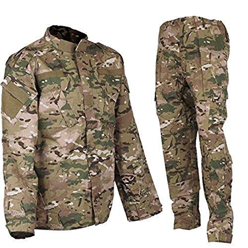 DLP Tactical BDU Combat Pants & Jacket Set Ripstop PolyCotton Reinforced Knees & Elbow Military-Style Uniform product thumbnail 9