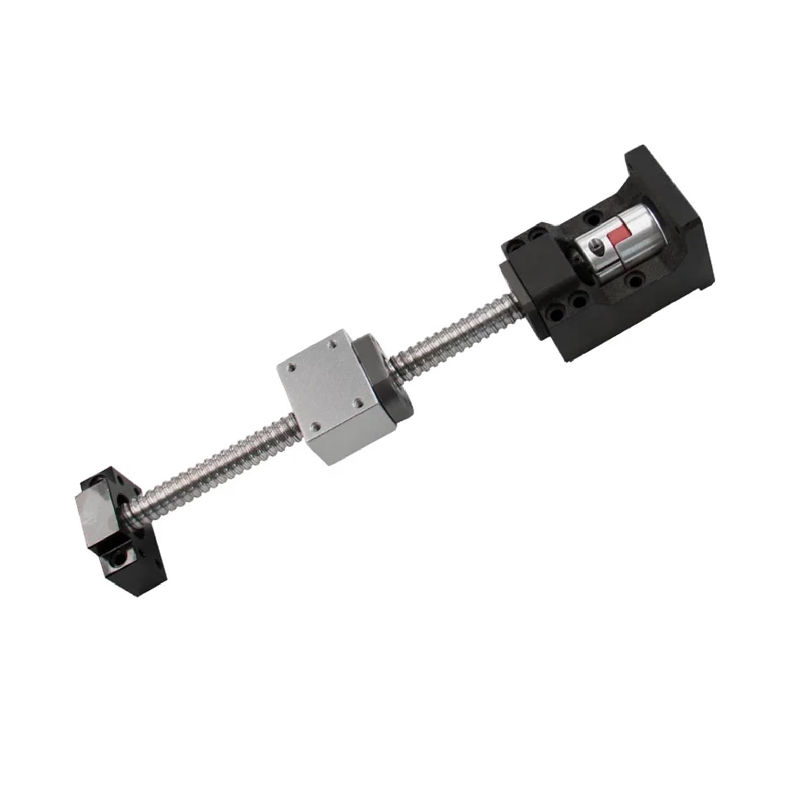 Metal Ball Screw nut CNC Router Kit 20mm Ball Screw SFU2005 Ball Screw+BF15 BK15 NAME23 Motor Seat +Coupler(200mm)